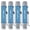 Blue, variant on 4 Pack Water Filter Straw, Portable Personal Water Filtration System, Water Purifier Survival, Emergency Preparedness for Camping Hiking Drinking Travel Hunting and Family Outing