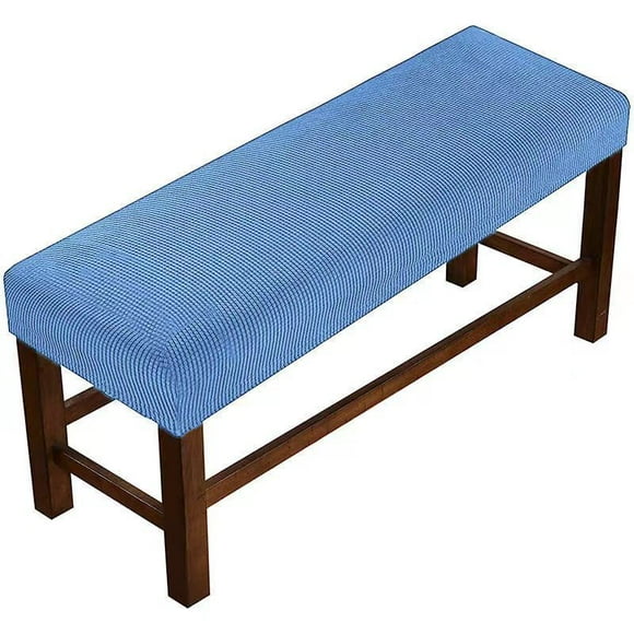Zhuge Cubierta del asiento del banco, cubierta protectora simple de color sólido, azul, 1 pieza, Código L