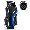 thumbnail image 1 of Gymax Golf Cart Bag Lightweight Golf Club Bag w/ 14 Way Dividers Top & Carry Handles Blue, 1 of 8