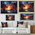 thumbnail image 4 of Designart "Safari Celestial in Africa I" African Floater Framed Wall Decor, 4 of 7