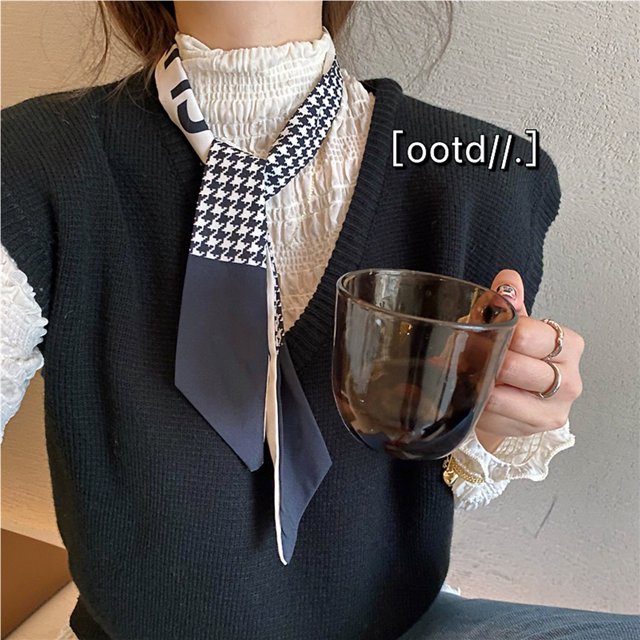 Pañuelo De Seda Pañuelo De Seda Diadema Pañuelo De Seda Diadema Retro Atado Cola De Caballo Arco Cinta Banda Para El Cabello Accesorios Femeninos Pata De Gallo
