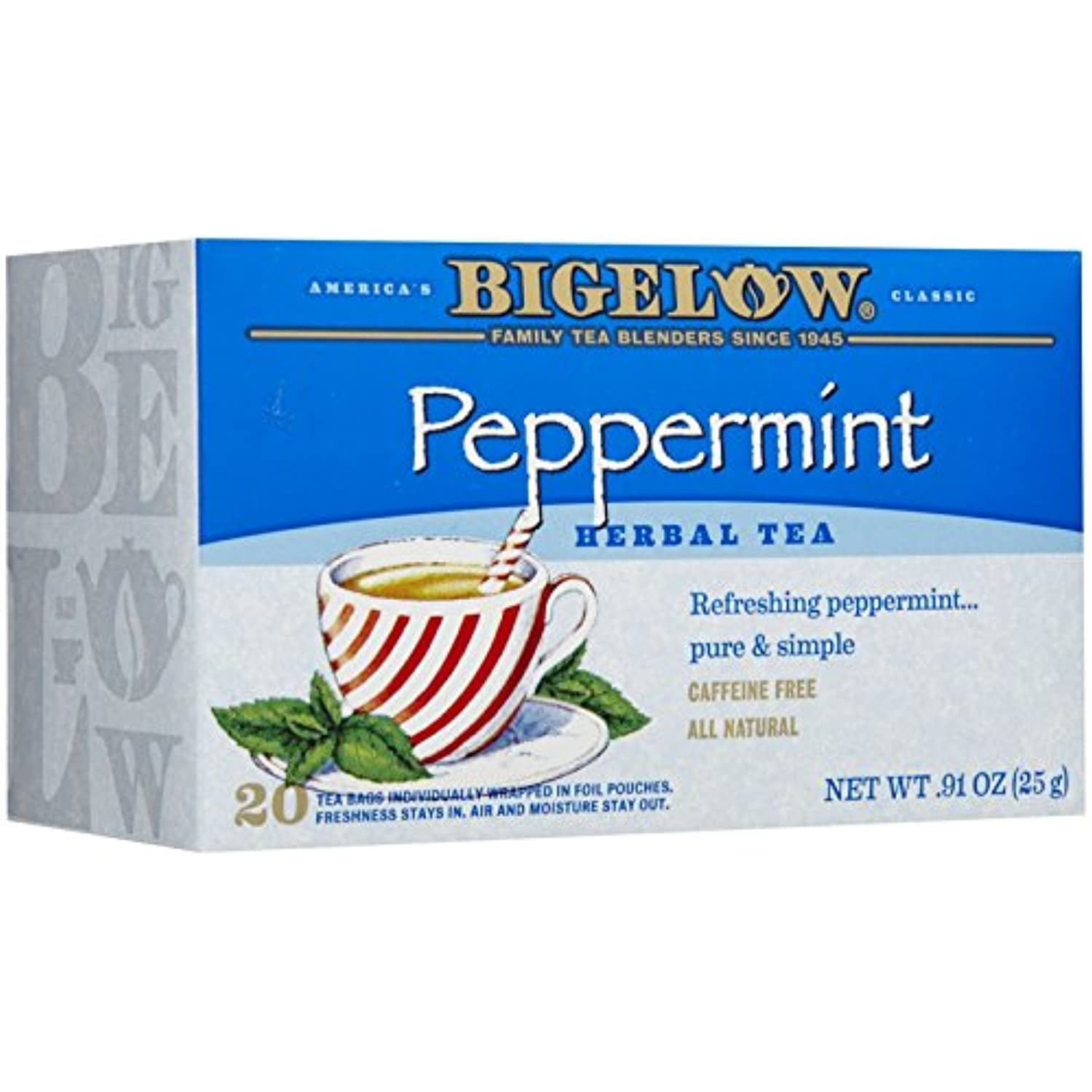 Bigelow Peppermint Tea Bags 20 Ct