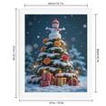 thumbnail image 2 of Paint by Numbers Kit for Adults, Holiday Tree Snowman S Roses Paint by Numbers, Easy Paint by Numbers Kit for Adults Beginner, DIY Adult Paint by Number Kits on Canvas, Home Decor, 2 of 7