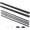2 pcs, variant on Mondaria 6.1 FT Aluminum Fence Posts for Fence Installation, Above Ground Metal Post Kit with Base Plate, Set of 1