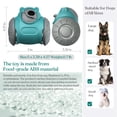 thumbnail image 5 of Juguetes dispensadores de rompecabezas para perros medianos pequeños, juguetes interactivos de persecución, alimentador lento, alternativa perfecta al perro de alimentación lenta (azul), 5 of 5