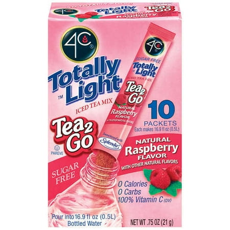 4C: Tl Tea2Go Natural Raspberry Itm Stix, 10 ct