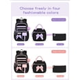thumbnail image 5 of Bow Backpack for Girls School Bag Kids Backpack with Lunch Box Pencil Case Elementary Backpacks, 5 of 6