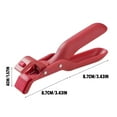 thumbnail image 4 of 2026 New Hot Plate Gripper，1 Pc Hot Plate Gripper Tongs，Multi-functional Anti-Scald Kitchen Bowl Clamp Hot Plate Grippers (Red), 4 of 15