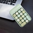 thumbnail image 3 of Teclado numérico inalámbrico perfke 18 teclas receptor USB 2.4G color verde, 3 of 5