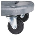 thumbnail image 5 of Trash Can Dolly Heavy Duty - 460 Lb Capacity, 5 Casters, 18 Inch Gray - For 20-55 Gallon Cans - Kitchen, Garage, Business Waste Disposal, 5 of 6