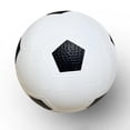 thumbnail image 1 of Pelota de fútbol granulada en blanco y negro para jardín de infantes, patio de juegos al aire libre, entrenamiento especial, competición deportiva, 1 of 6