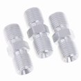 thumbnail image 2 of 3 PCS 1/4" Male To 1/4" Male NPT Nipple Fitting, Pipe Fitting Adapter For Connection Of Airless Paint Sprayer Hose And Others, 2 of 12