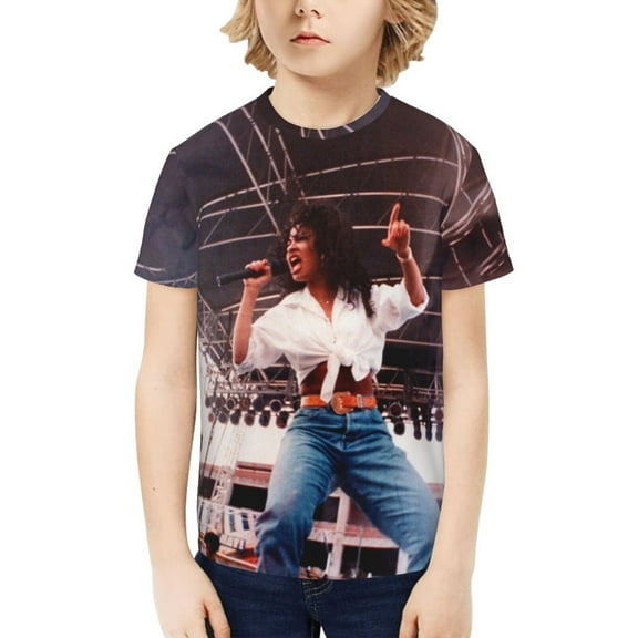 Selena Quintanilla Kids T-Shirt 3d Printed Graphic T-Shirts Boys And Girls Short Sleeve Shirts For Youth Kids X-Small