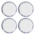 thumbnail image 6 of Oneida Harbour 12-Piece White & Blue Porcelain Tableware Set (Service for 4), 6 of 13