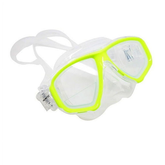 Scuba Yellow Dive Mask FARSIGHTED Prescription RX 1/3 Optical Lenses ( 3.0)