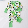 thumbnail image 2 of lnmuld Soft Long Sleeve Zip Up Romper Bodysuit for Baby Boys Comfortable Pajamas and Everyday Home Outfits Size:6-9M, 2 of 3