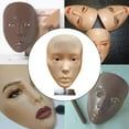 thumbnail image 6 of 3D Silicone Makeup Practice Board with Stand for Makeup Artists Students and Beginners Professional Realistic Accessory Reusable Style A, 6 of 9