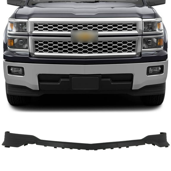 ECCPP Front Primed Bumper Cover Replacement for 2014-2015 for Chevrolet Silverado 1500 without Parking Assist Sensor Holes