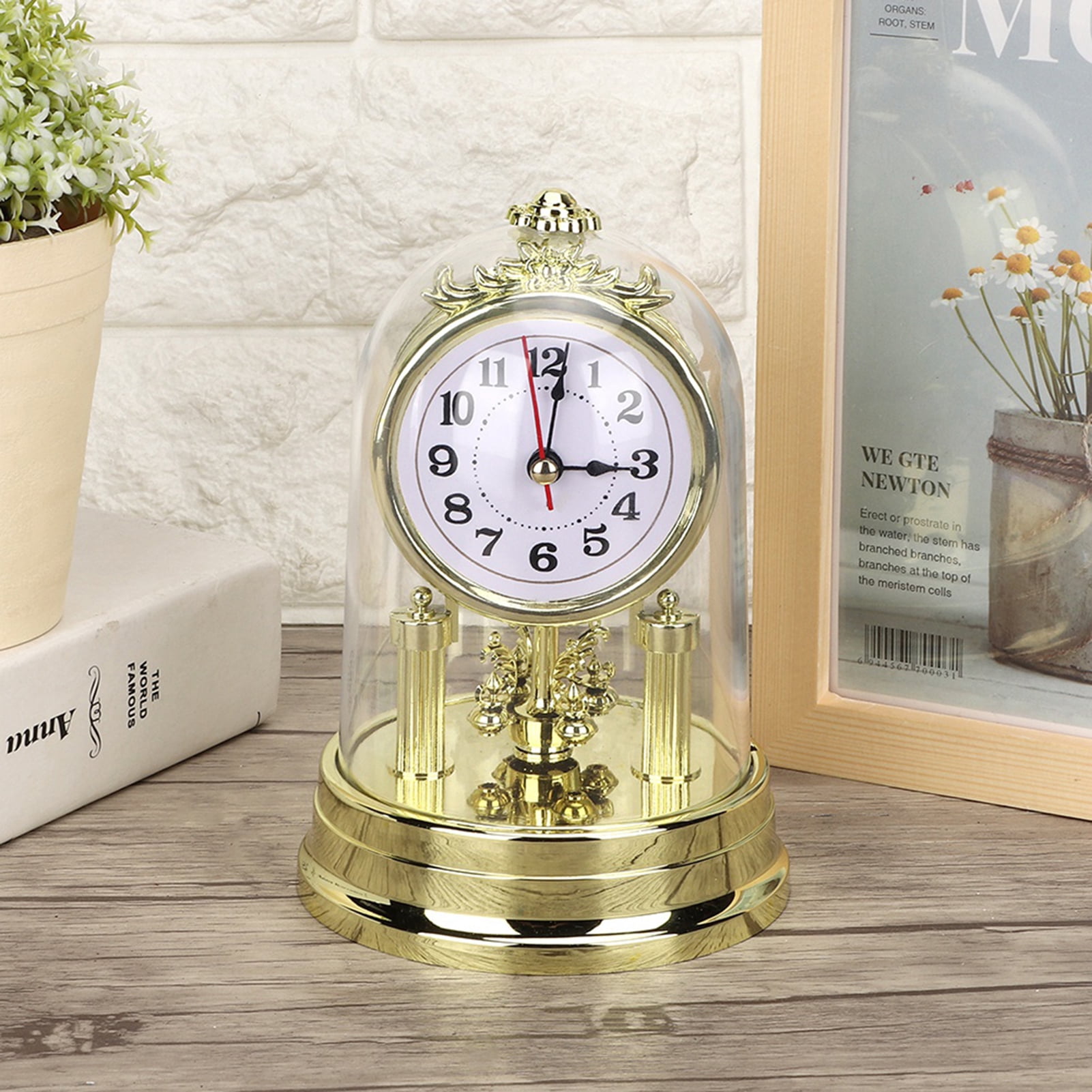 Tebru Travel Alarm Clock Desk Alarm Clock Vintage Clock, Clock, For Home  For Office - Walmart.com