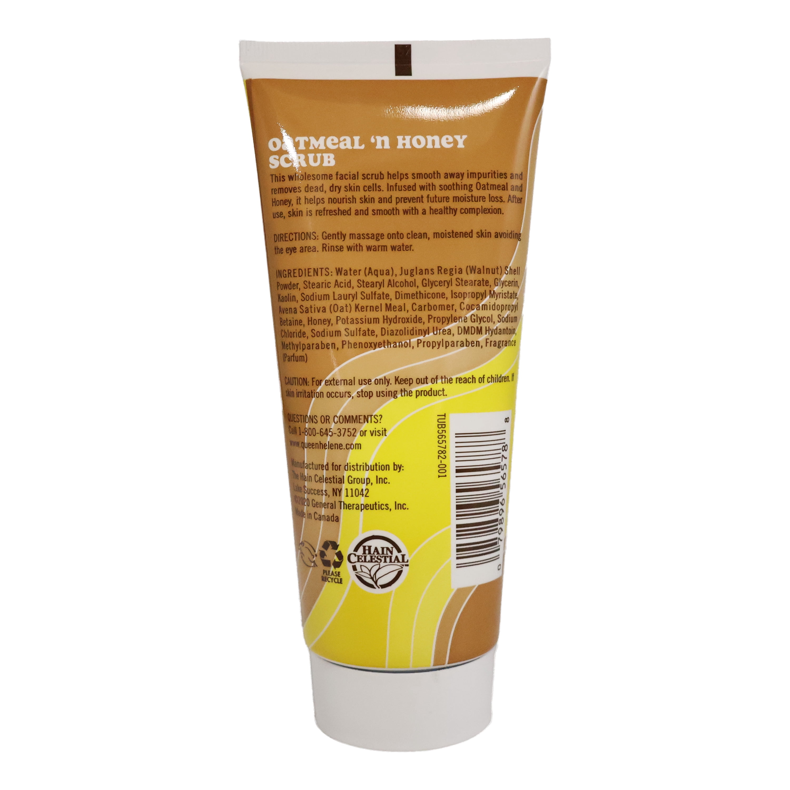 Queen Helene Scrub Oatmeal n Honey, 6 Oz., Pack of 3