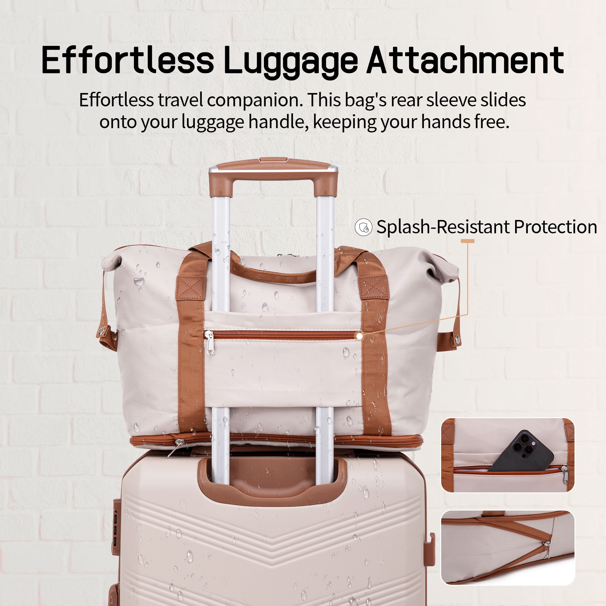 CONCEPZEN 5-Piece Expandable Hardshell Luggage Set with Spinner Wheels TSA Approved Carry On 20-Inch & Checked 24/28-Inch Lightweight Suitcases Suitable for Business and Family Travel