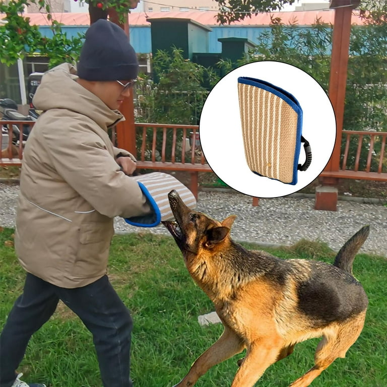 Strong Fabric Dog Bite Tug Young Police Dog Chew Training Aggressive Dog  Toys