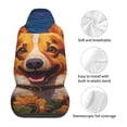 thumbnail image 5 of Sikiie Artistic Sunflower Corgi Car Seat Protector 2 Pack Car Seat Cushion Mat, Car Seat Covers for SUV, Truck, Van, 5 of 7