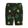 thumbnail image 4 of Easygdp St. Patrick's Day8 Men's Short Pajama Pants, Sleep Shorts, Household Pants, Casual Pants with Pockets - 4X-Large, 4 of 9