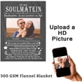 thumbnail image 4 of Personalized Gifts for Boyfriend, Customized Blankdet for Couples, Valentine's Day Gifts for Wife Husband, Custom Photo Blankets with Names, Anniversary Birthday Gifts for Girlfriend Blankets, 4 of 5