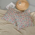 thumbnail image 5 of Vintage Flower Pillow Covers 18x18 Rustic Pink Blue Floral Decor Throw Pillows Case for Couch Old Style Cute Pillowcase Outdoor Decorative Cushion Cases for Sofa Bed Decorations Set of 2, 5 of 6