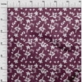 thumbnail image 2 of oneOone Cotton Poplin Purple Fabric Florals Sewing Craft Projects Fabric Prints By Yard 42 Inch Wide, 2 of 4