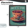 thumbnail image 4 of Stupell Industries Contemporary Revolution On The Inside Black Floating Frame Canvas Art, 17 x 21, by Sara Culpepper, 4 of 8