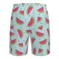 thumbnail image 6 of Kdxio Watermelon Pattern Mens Casual Shorts - Drawstring Summer Beach Sports Shorts for Men, 6 of 9