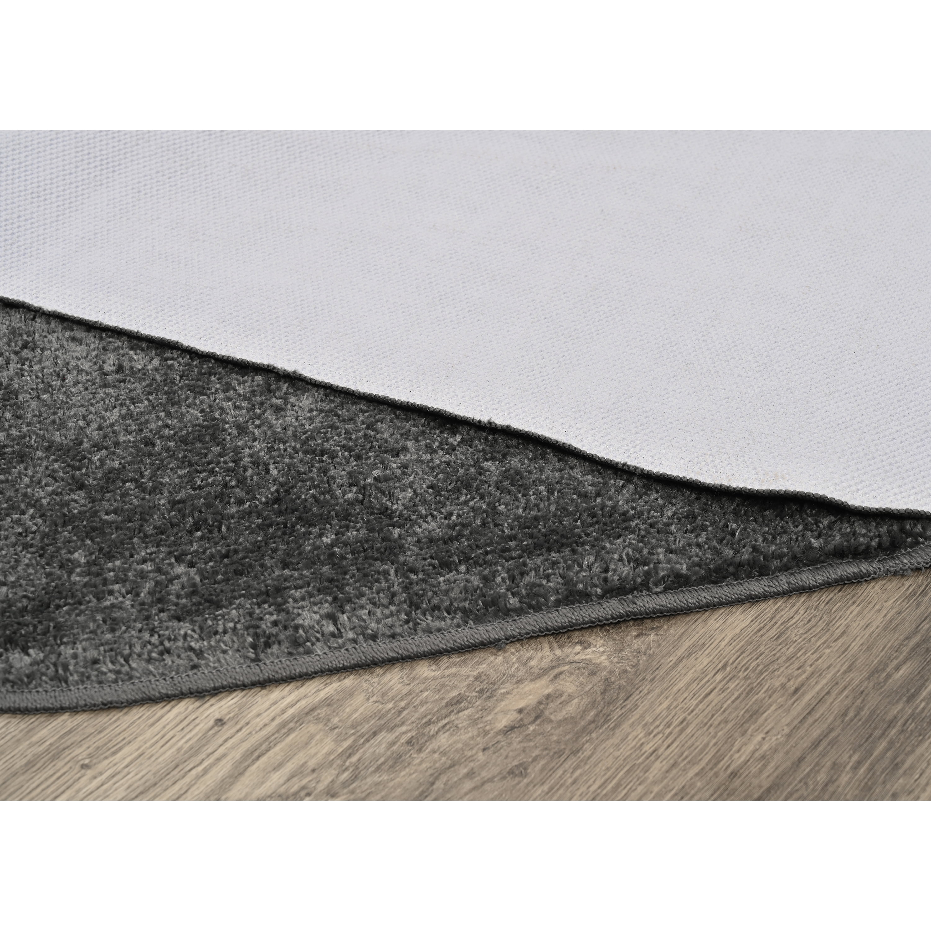 Garland Rug Gramercy Washable Bath Rug Set, 3-Piece (2 Bath Rugs, & Contour Rug) Cinder Gray