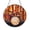 Acrylic 3.5 Inch, variant on Round Drum Stained Glass Window Suncatcher, Percussion Instrument Design for Creative Music Inspired Home Accent