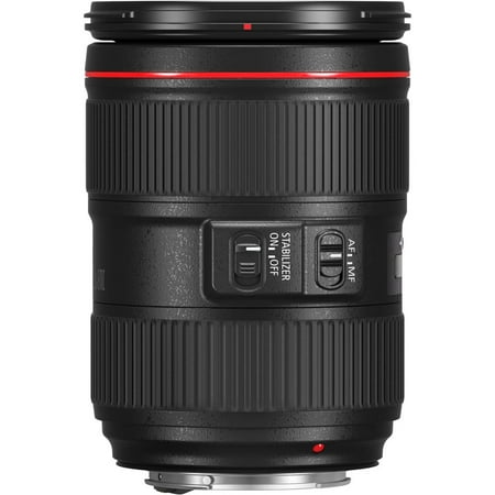 EF24-105mm F4L IS II USM Zoom Lens for Canon EOS DSLR Cameras - Black