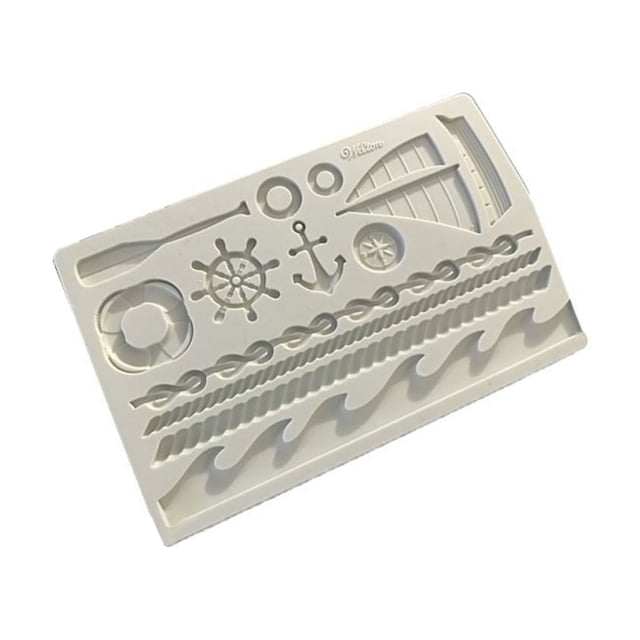 Moyic Molde de silicona para pasteles, utensilios para hornear Chocolate, molde para Fondant, moldes para decoración de galletas, bricolaje, Herramientas y accesorios para hornear Gris
