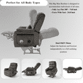thumbnail image 2 of JUUXO Power Lift Lay Flat Recliner with Tabletop - Wireless Phone Charger, Cup Holder - Dual Motor Lift Chair Fully Recline Length 74.8 inches - Perfect for Big & Tall - 400 lbs Capacity, 2 of 10