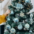 thumbnail image 4 of HongHeng 60Pcs Assorted Shatterproof Christmas Ball Ornaments Set Seasonal Decorative Hanging Ornament Set Reusable Holiday Xmas Tree Decorations, 4 of 5