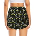 thumbnail image 2 of Lsque Tennis Rackets Printed Women's Running Shorts with Liner Pockets,Elastic Quick Dry Workout Athletic Gym Yoga Shorts,Womens High Waist Shorts-XX-Large, 2 of 9