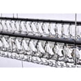 thumbnail image 6 of Elegant Lighting Monroe 50" Rectangle Crystal LED Triple Pendant in Black, 6 of 9