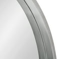 thumbnail image 5 of Kate and Laurel Travis Round Wood Wall Mirror, 31.5" Diameter, Silver, Chic Glam Wall Décor Accent, 5 of 7