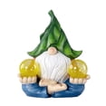 thumbnail image 1 of Bewildely Estatua de gnomo de jardín solar Estatuilla de gnomo de resina atractiva Escultura de gnomo vivo Decoración de gnomo de jardín lindo para Artesanía Bewildely HA016347-00, 1 of 1