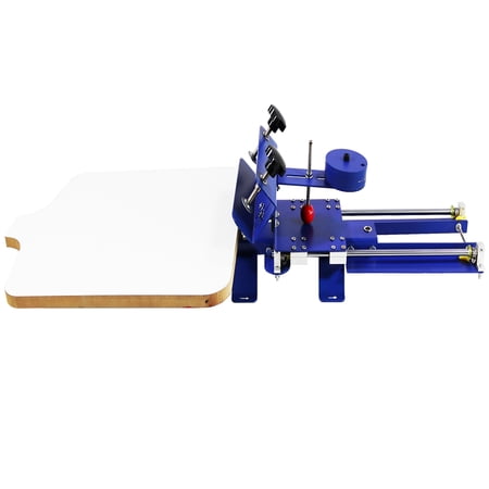 TECHTONGDA Desktop 1 Color Screen Printing Press Front Rear Sliding Screen Frame Printing Machine