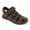 Dark Tan, variant on Dockers® Byrd Men's Fisherman Sandals Color: Dk Brown Size: 12