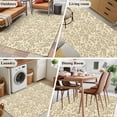 thumbnail image 5 of 3'x5' Rug for Living Room Bedroom, Beige Spring Floral Washable Area Rugs Non-Slip Carpet Mats, Farmhouse Flowers Elegant Pastoral Indoor Low Pile Area Rug Runner for Kitchen, Mudroom, 5 of 8