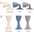 thumbnail image 2 of Curved Silicone Non-punch Anti-bump Door Holder Gate Resistance Door Stop Absorption Door Plug Door Stopper GREY 2, 2 of 8