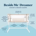 thumbnail image 3 of Beside Me Dreamer Organic Bassinet & Bedside Sleeper, Adjustable, Breathable & Portable, Organic Sesame, 3 of 16