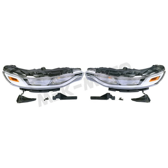 For 2020-2021 Kia Soul Left Right Side Halogen Headlight Assembly Set