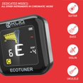 thumbnail image 2 of Sintonizador con clip KLIQ EcoTuner USB recargable para todos los instrumentos, 2 of 9